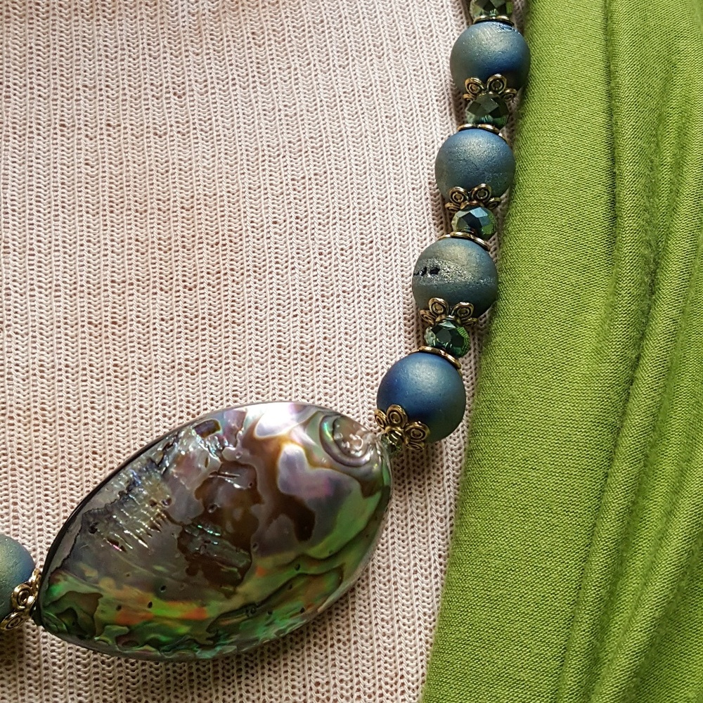 Handmade Mother of Pearl Necklace